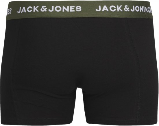Jack & Jones JACARON Trunks 3-Pack Black - Undertøj og badetøj - Badetøj og Undertøj i store størrelser 
