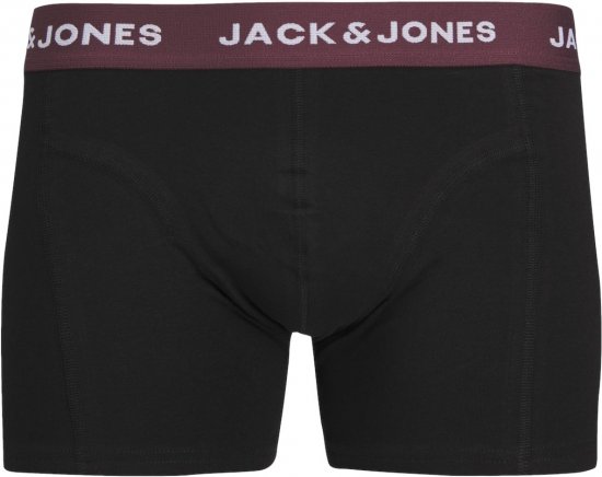Jack & Jones JACARON Trunks 3-Pack Black - Undertøj og badetøj - Badetøj og Undertøj i store størrelser 