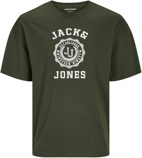 Jack & Jones VICTO T-Shirt Kombu Green - T-shirts - T-shirts i store størrelser - 2XL-14XL