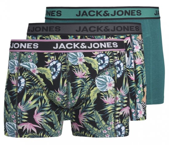 Jack & Jones JACDREW Trunks 3-Pack Multi-Colour - Undertøj og badetøj - Badetøj og Undertøj i store størrelser 