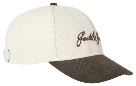 Jack & Jones Base Corduroy Cap Antique White - Tilbehør - 