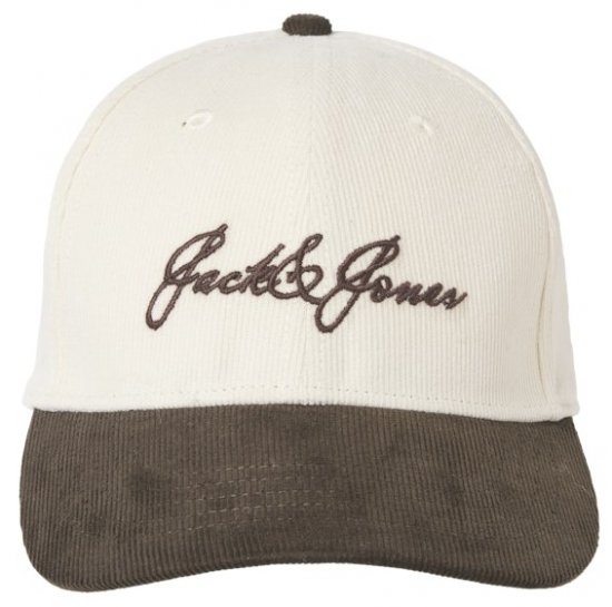 Jack & Jones Base Corduroy Cap Antique White - Tilbehør - 