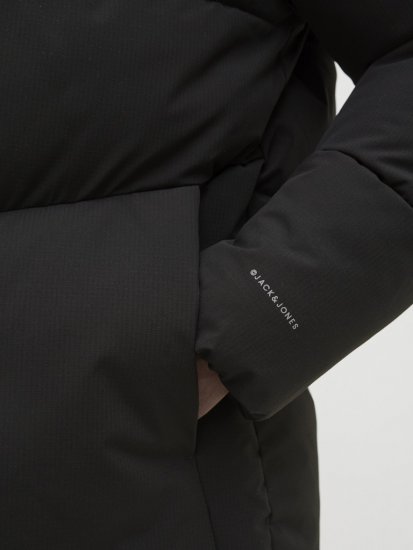 Jack & Jones Global Puffer Jacket Black - Jakker - Jakker i store størrelser, 2XL- 12XL