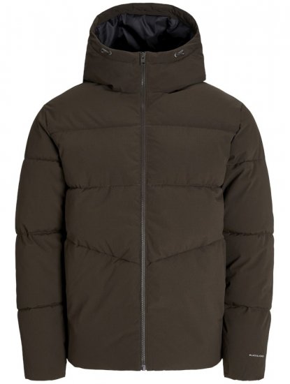 Jack & Jones Global Puffer Jacket Brown - Jakker - Jakker i store størrelser, 2XL- 12XL