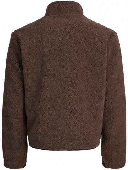 Jack & Jones Norrebro Teddy Jacket Deep Mahogany - Jakker - Jakker i store størrelser, 2XL- 12XL