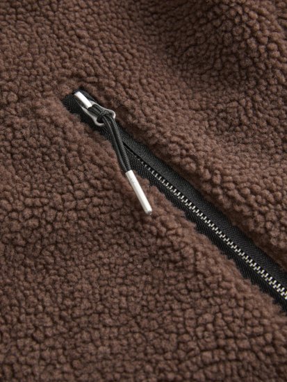 Jack & Jones Norrebro Teddy Jacket Deep Mahogany - Jakker - Jakker i store størrelser, 2XL- 12XL