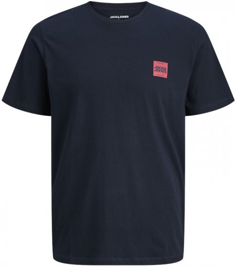 Jack & Jones Brandy Crew Neck T-Shirt Sky Captain - T-shirts - T-shirts i store størrelser - 2XL-14XL