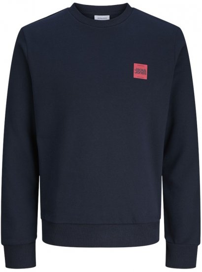 Jack & Jones Brandy Crew Neck Sweatshirt Sky Captain - Trøjer og hættetrøjer - Trøjer og Hættetrøjer i store størrelser - 2XL-14XL