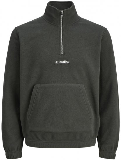 Jack & Jones Soho Half Zip Fleece Sweatshirt Rosin - Trøjer og hættetrøjer - Trøjer og Hættetrøjer i store størrelser - 2XL-14XL