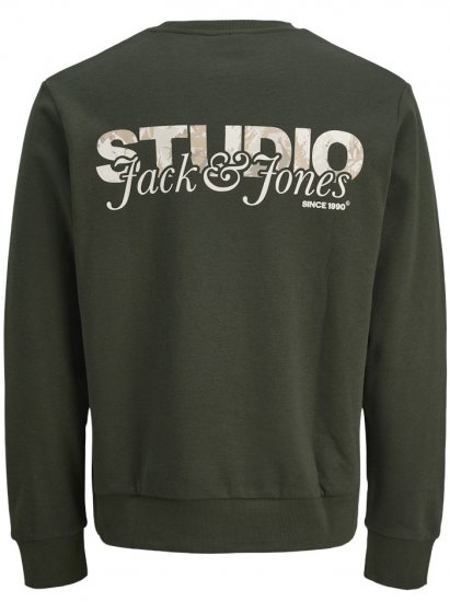 Jack & Jones Yuki Back Print Crew Neck Sweatshirt Duffel Bag - Trøjer og hættetrøjer - Trøjer og Hættetrøjer i store størrelser - 2XL-14XL