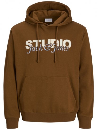 Jack & Jones Yuki Hood Sweatshirt Monks Robe - Trøjer og hættetrøjer - Trøjer og Hættetrøjer i store størrelser - 2XL-14XL