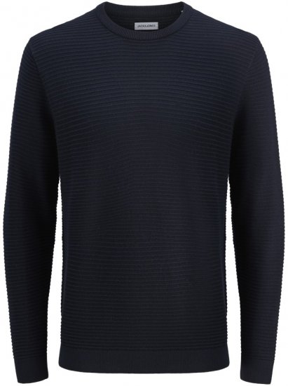 Jack & Jones Otto Crew Neck Knit Pullover Sky Captain - Trøjer og hættetrøjer - Trøjer og Hættetrøjer i store størrelser - 2XL-14XL
