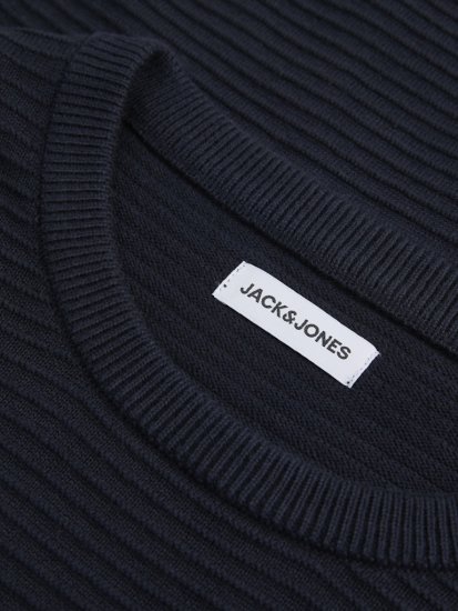 Jack & Jones Otto Crew Neck Knit Pullover Sky Captain - Trøjer og hættetrøjer - Trøjer og Hættetrøjer i store størrelser - 2XL-14XL