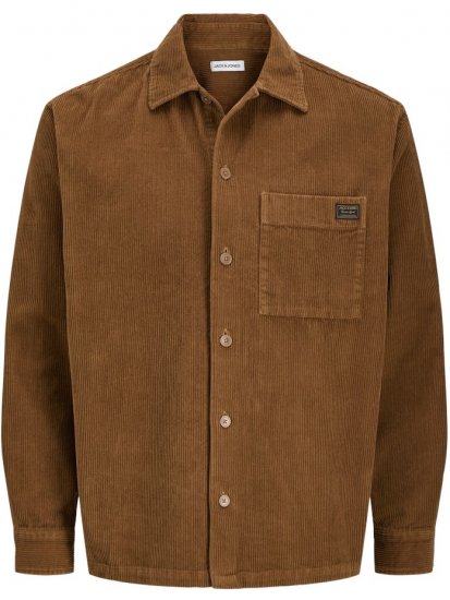 Jack & Jones Corduroy Long Sleeve Overshirt Monks Robe - Skjorter - Skjorter til store mænd 2XL- 8XL