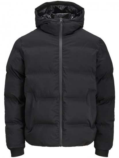 Jack & Jones Kaito Puffer Jacket Black - Jakker - Jakker i store størrelser, 2XL- 12XL