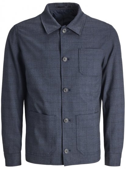 Jack & Jones Harry Pedro Formal Check Blazer Dark Navy - Jack & Jones - Jack & Jones Store Størrelser
