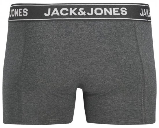 Jack & Jones Black Friday Trunks 3-Pack Grey Black - Undertøj og badetøj - Badetøj og Undertøj i store størrelser 