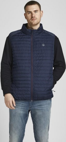 Jack & Jones MULTI BODYWARMER With COLLAR Navy Blazer - Jakker - Jakker i store størrelser, 2XL- 12XL
