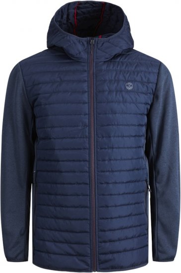 Jack & Jones MULTI QUILTED SET-IN Sleeves Jacket Navy Blazer - Jakker - Jakker i store størrelser, 2XL- 12XL