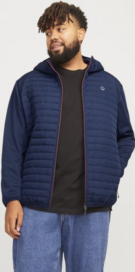 Jack & Jones MULTI QUILTED SET-IN Sleeves Jacket Navy Blazer - Jakker - Jakker i store størrelser, 2XL- 12XL