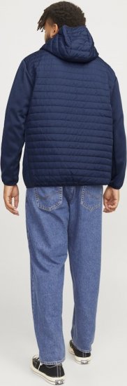 Jack & Jones MULTI QUILTED SET-IN Sleeves Jacket Navy Blazer - Jakker - Jakker i store størrelser, 2XL- 12XL