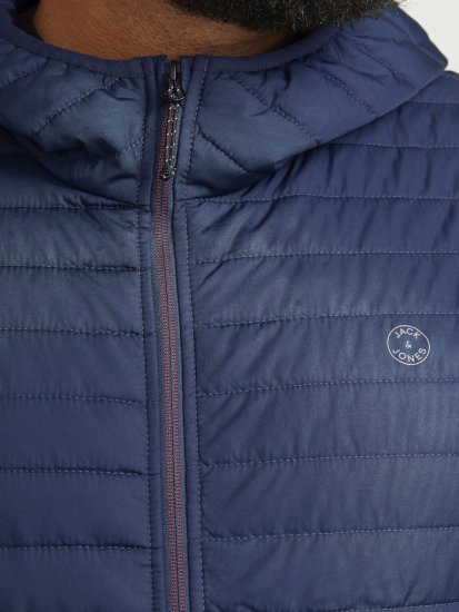 Jack & Jones MULTI QUILTED SET-IN Sleeves Jacket Navy Blazer - Jakker - Jakker i store størrelser, 2XL- 12XL