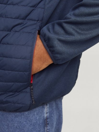 Jack & Jones MULTI QUILTED SET-IN Sleeves Jacket Navy Blazer - Jakker - Jakker i store størrelser, 2XL- 12XL