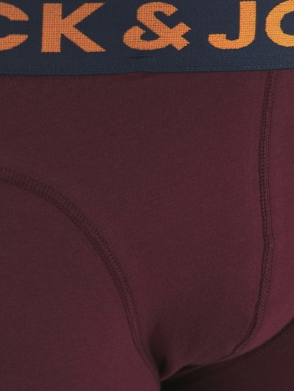 Jack & Jones LICHFIELD Trunks 3-Pack Burgundy - Undertøj og badetøj - Badetøj og Undertøj i store størrelser 