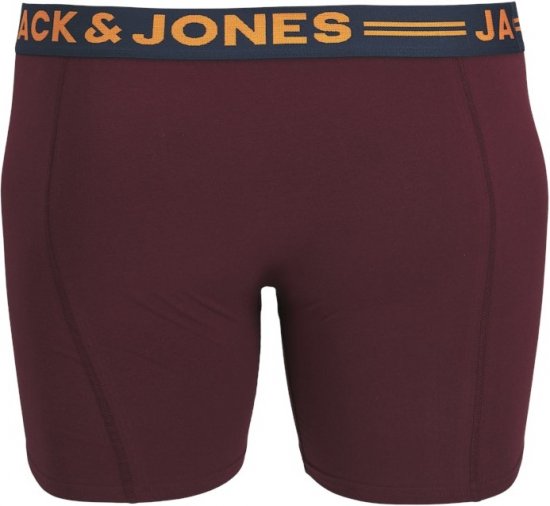 Jack & Jones LICHFIELD Trunks 3-Pack Burgundy - Undertøj og badetøj - Badetøj og Undertøj i store størrelser 