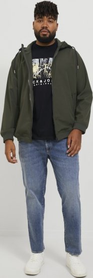 Jack & Jones BASIC Water-Resistant Softshell Jacket Green - Jakker - Jakker i store størrelser, 2XL- 12XL