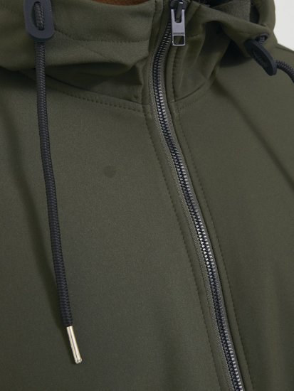 Jack & Jones BASIC Water-Resistant Softshell Jacket Green - Jakker - Jakker i store størrelser, 2XL- 12XL