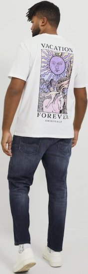 Jack & Jones GLENN FOX GE 224 Jeans Blue Denim - Jeans og bukser - Herrejeans og bukser i store størrelser W40-W70