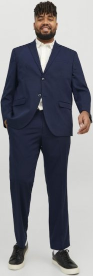 Jack & Jones FRANCO Suit Pants Dark Navy - Habitter og blazere - Habitter og jakkesæt i store størrelser