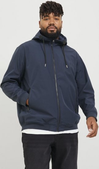 Jack & Jones BASIC Water-Resistant Softshell Jacket Navy Blazer - Jakker - Jakker i store størrelser, 2XL- 12XL