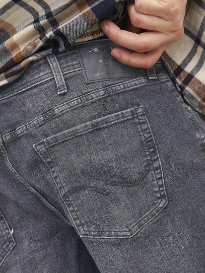 Jack & Jones MIKE ORIGINAL SQ 270 Jeans Black Denim - Jeans og bukser - Herrejeans og bukser i store størrelser W40-W70