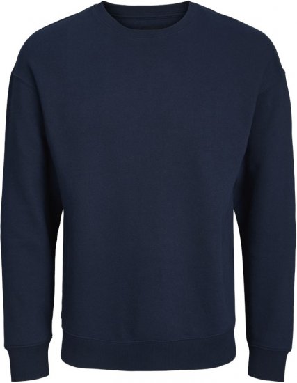 Jack & Jones BRADLEY Sweatshirt Navy Blazer - Trøjer og hættetrøjer - Trøjer og Hættetrøjer i store størrelser - 2XL-14XL