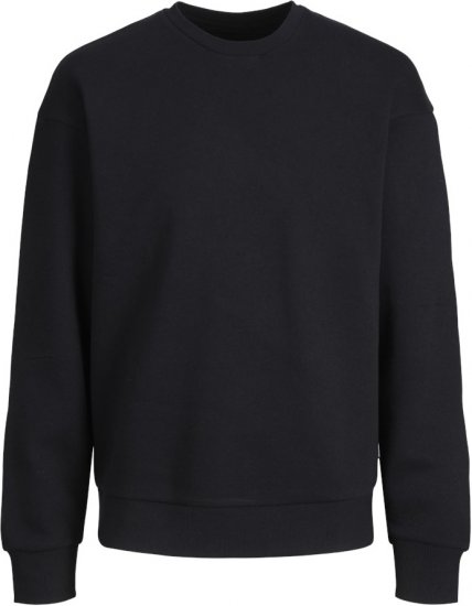 Jack & Jones BRADLEY Sweatshirt Black - Trøjer og hættetrøjer - Trøjer og Hættetrøjer i store størrelser - 2XL-14XL