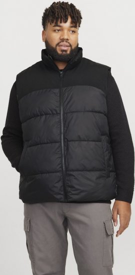 Jack & Jones MOON Bodywarmer Black - Jakker - Jakker i store størrelser, 2XL- 12XL