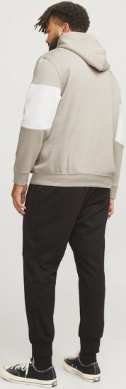 Jack & Jones LEGACY 2 Color Hoodie Beige - Trøjer og hættetrøjer - Trøjer og Hættetrøjer i store størrelser - 2XL-14XL