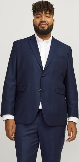 Jack & Jones SOLARIS Blazer Dark Navy - Habitter og blazere - Habitter og jakkesæt i store størrelser