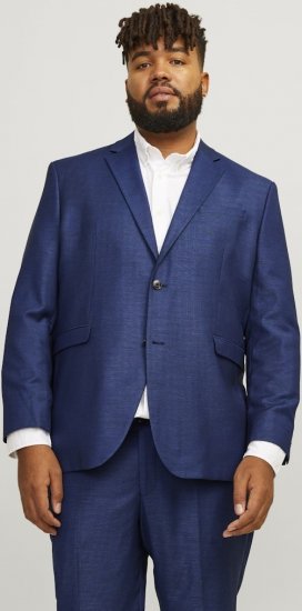 Jack & Jones SOLARIS Blazer Medieval Blue - Habitter og blazere - Habitter og jakkesæt i store størrelser