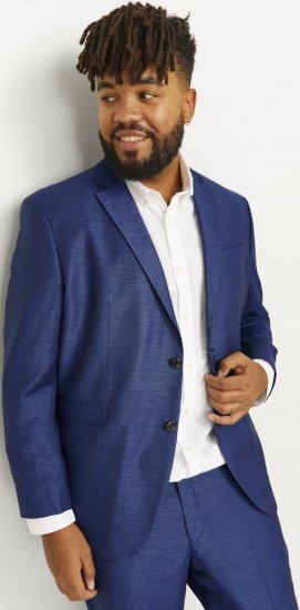 Jack & Jones SOLARIS Blazer Medieval Blue - Habitter og blazere - Habitter og jakkesæt i store størrelser