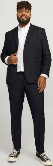 Jack & Jones SOLARIS Trousers Black - Habitter og blazere - Habitter og jakkesæt i store størrelser
