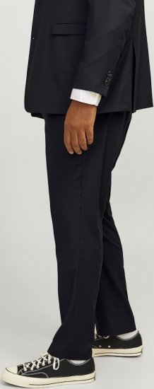 Jack & Jones SOLARIS Trousers Black - Habitter og blazere - Habitter og jakkesæt i store størrelser