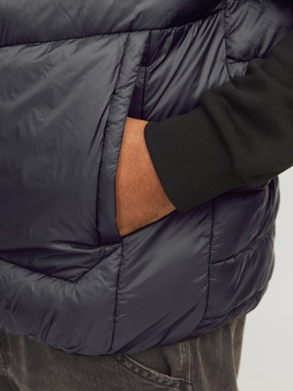 Jack & Jones SPRINT BODYWARMER With Collar Black - Jakker - Jakker i store størrelser, 2XL- 12XL