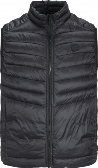 Jack & Jones SPRINT BODYWARMER With Collar Black - Jakker - Jakker i store størrelser, 2XL- 12XL