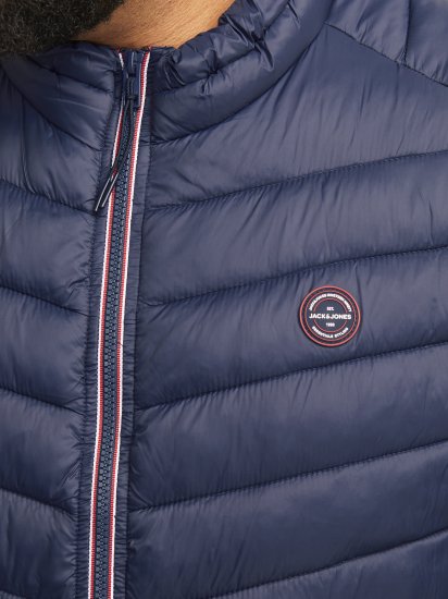 Jack & Jones SPRINT True Red Stitches BODYWARMER Navy Blazer - Jakker - Jakker i store størrelser, 2XL- 12XL