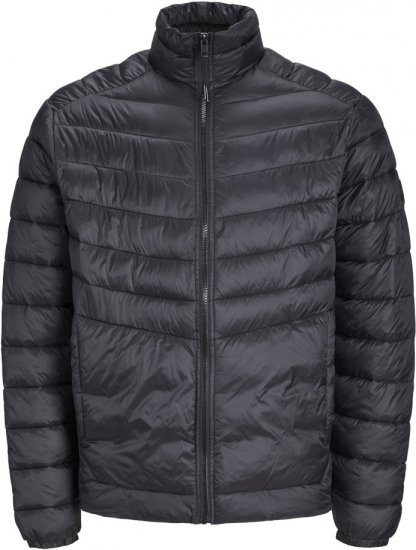 Jack & Jones SPRINT Quilted Collar Jacket Black - Jakker - Jakker i store størrelser, 2XL- 12XL