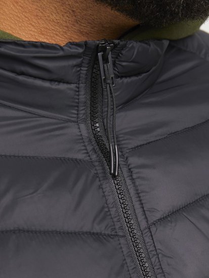 Jack & Jones SPRINT Quilted Collar Jacket Black - Jakker - Jakker i store størrelser, 2XL- 12XL