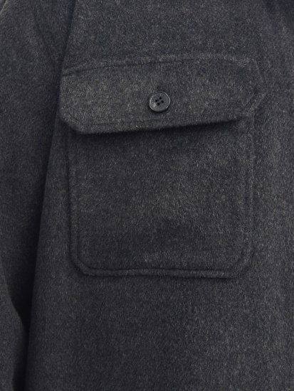 Jack & Jones BRADLEY OLLIE Overshirt LS Black - Skjorter - Skjorter til store mænd 2XL- 8XL
